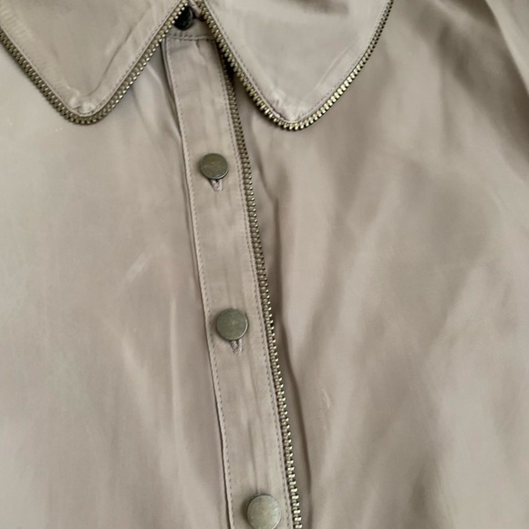 Twelve By Twelve Grey Blouse Size:S. - Picture 3 of 8